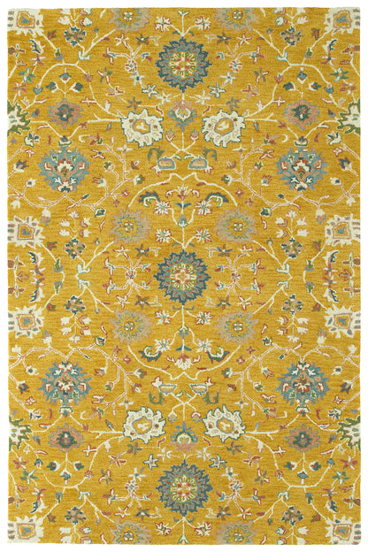 Luxurious Gold Area Rug