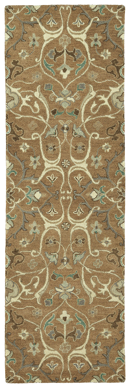 Luxurious Chino,Beige Area Rug