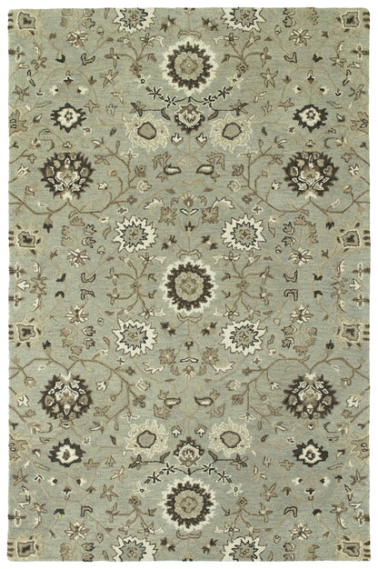 Luxurious Green, Mint Area Rug