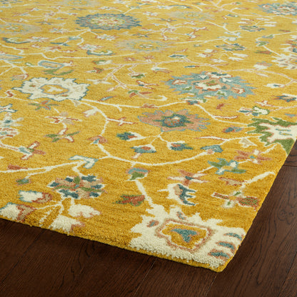 Luxurious Gold Area Rug