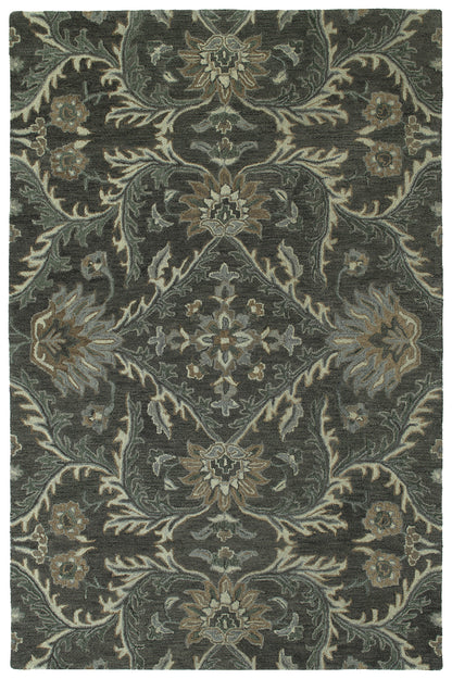 Luxurious Gray Charcoal Area Rug